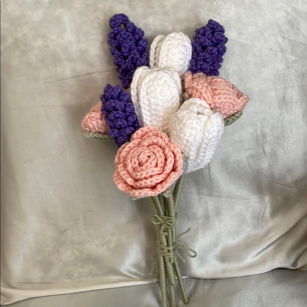 Handmade Crochet Flower Bouquet